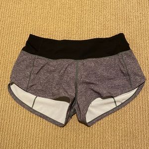 Lululemon speed up shorts low rise 2.5 inch